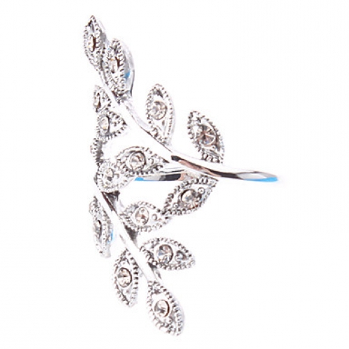 Leaves Shaped Diamond Ring